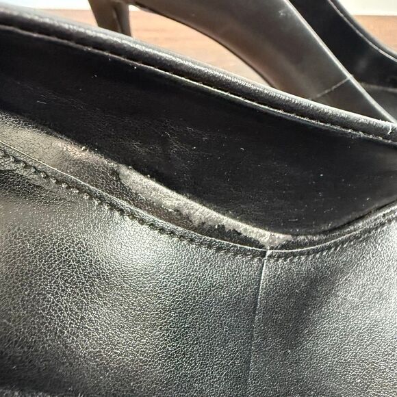 Michael Michael Kors Dorothy Flex Leather Pump classic black silver 3.5” heel sh - Picture 4 of 12